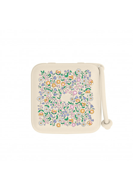 BIBS x LIBERTY krabička na cumlíky (Chloe Meadow Ivory)