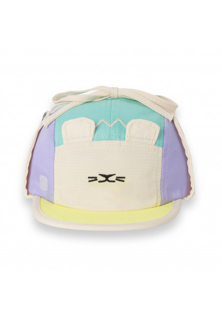 KiETLA FUN LION šiltovka s UV ochranou a ochranou krku - Lion Green (49 - 51 cm)