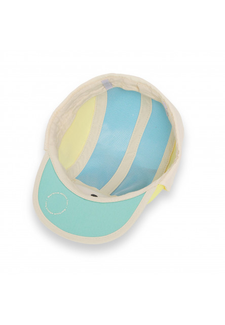 KiETLA FUN OURS‘ON šiltovka s UV ochranou a ochranou krku - Bear Blue (49 - 51 cm)