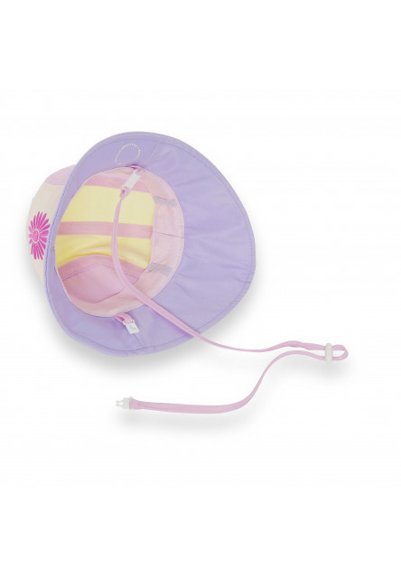 KiETLA FUN FLEUR klobúčik s UV ochranou - Flower Yellow (49 - 51 cm)