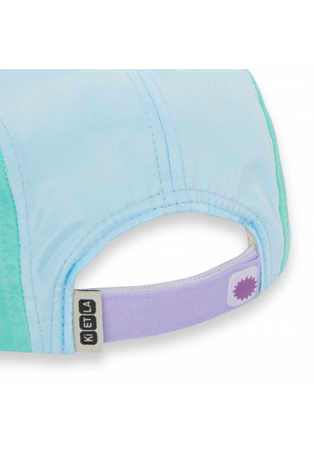 KiETLA ICONIK šiltovka s UV ochranou - Blue Fun (55 - 57 cm)