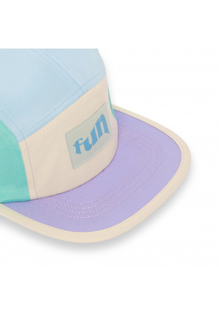 KiETLA ICONIK šiltovka s UV ochranou - Blue Fun (51 - 53 cm)