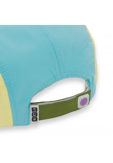 KiETLA ICONIK šiltovka s UV ochranou - Blue Rainbow (51 - 53 cm)