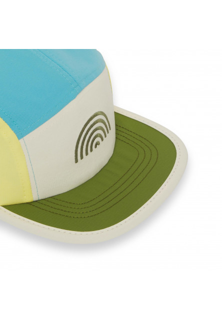 KiETLA ICONIK šiltovka s UV ochranou - Blue Rainbow (51 - 53 cm)