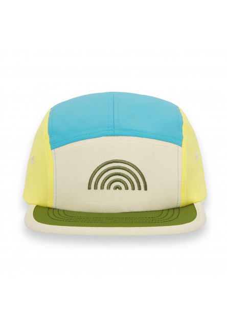 KiETLA ICONIK šiltovka s UV ochranou - Blue Rainbow (55 - 57 cm)