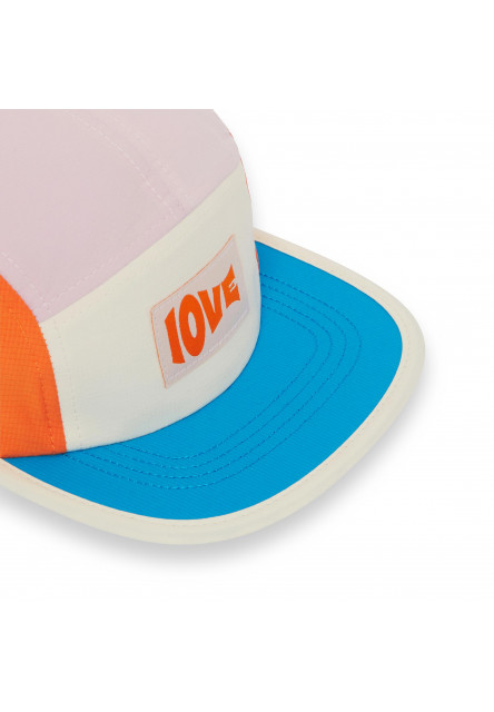 KiETLA ICONIK šiltovka s UV ochranou - Pink Love (51 - 53 cm)