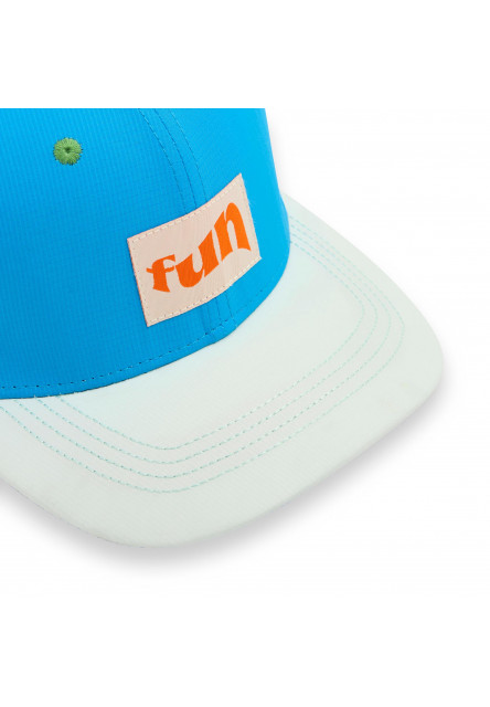 KiETLA ICONIK Baseball šiltovka s UV ochranou - Blue Fun (53 - 55 cm)