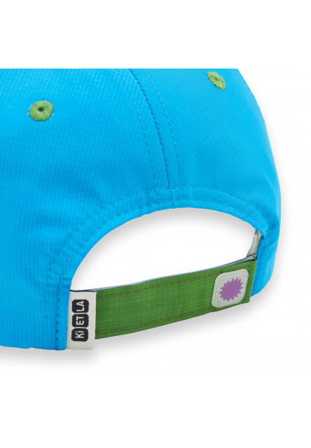 KiETLA ICONIK Baseball šiltovka s UV ochranou - Blue Fun (55 - 57 cm)