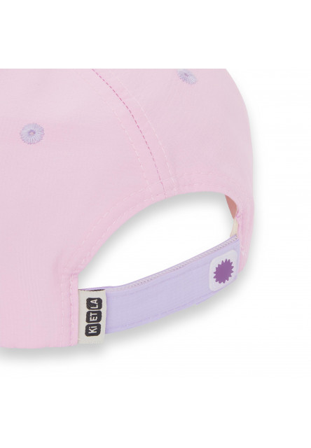 KiETLA ICONIK Baseball šiltovka s UV ochranou - Pink Flower (53 - 55 cm)