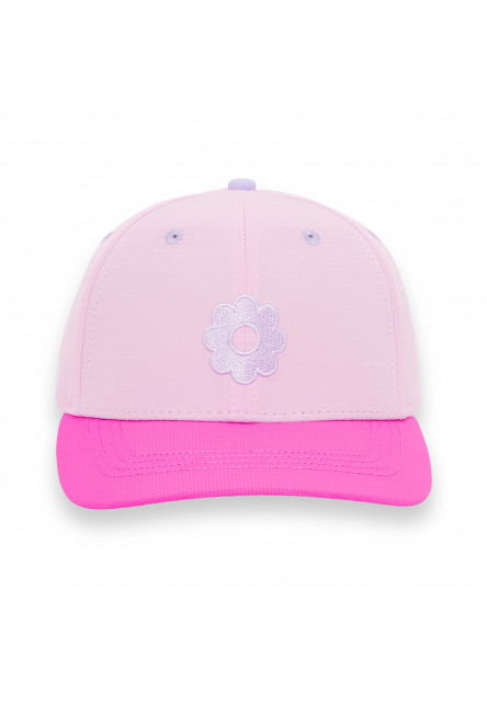 KiETLA ICONIK Baseball šiltovka s UV ochranou - Pink Flower (51 - 53 cm)