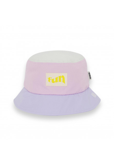 KiETLA ICONIK klobúčik s UV ochranou - Pink Fun (46 - 49 cm)