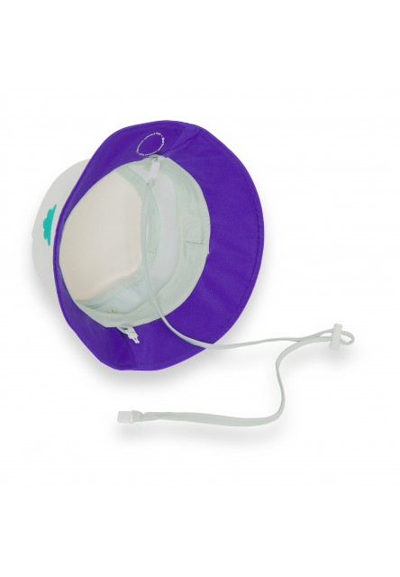 KiETLA ICONIK klobúčik s UV ochranou - Pink Flower (46 - 49 cm)