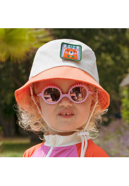 KiETLA VIBE klobúčik s UV ochranou - Orange (53 - 55 cm)