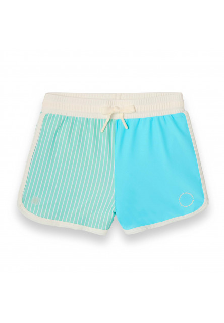 KiETLA ICONIK plavky s UV ochranou - šortky - Blue Stripes (6-8 rokov)