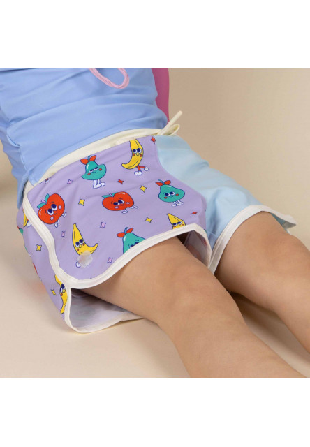 KiETLA ICONIK plavky s UV ochranou - šortky - Fruit (4-6 rokov)