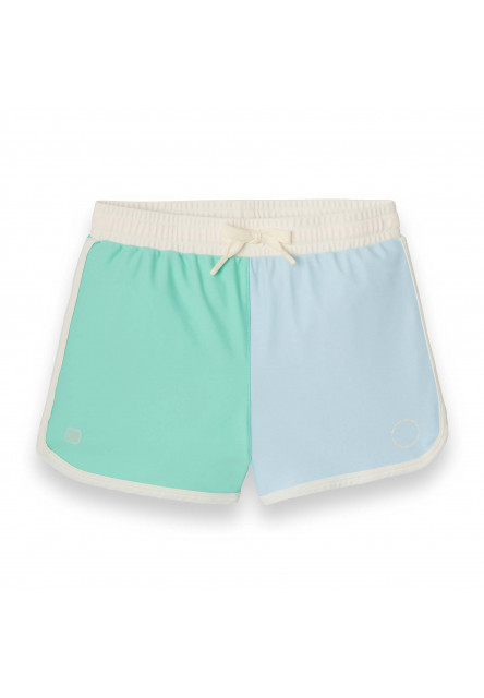 KiETLA ICONIK plavky s UV ochranou - šortky - Blue Green (2-4 roky)