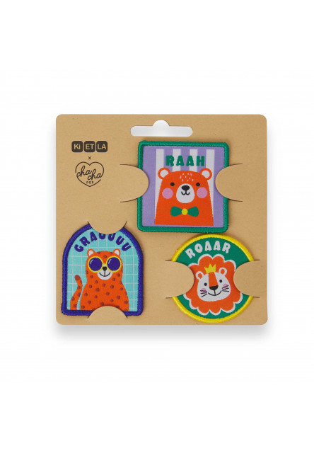 KiETLA nášivky na suchý zips (Animal)