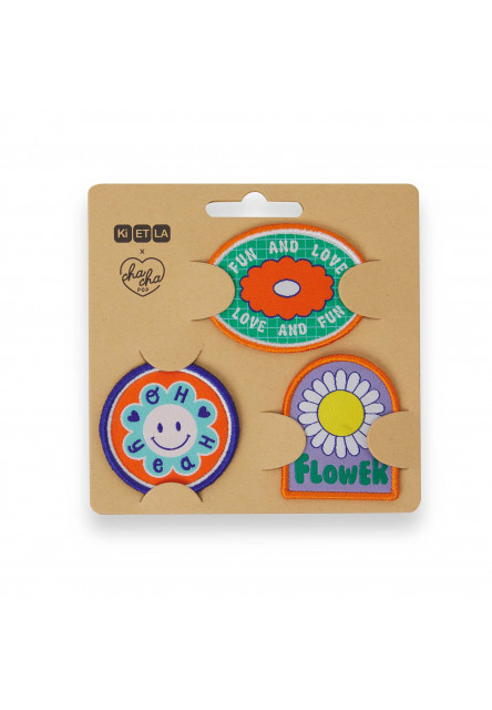 KiETLA nášivky na suchý zips (Flower)