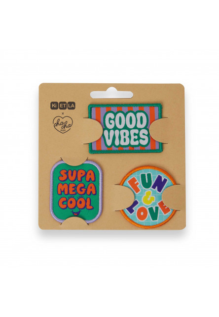 KiETLA nášivky na suchý zips (Typo)