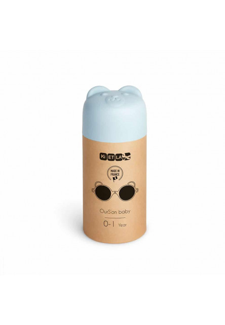 KiETLA slnečné okuliare OURS'ON 0-1 rok (Light Blue)