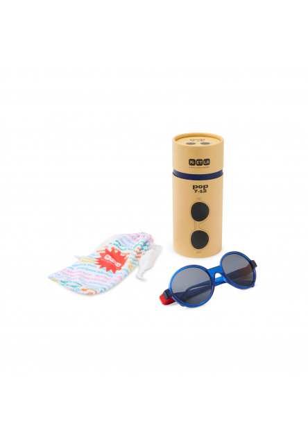 KiETLA slnečné okuliare POP 7-12 rokov (Navy Red)