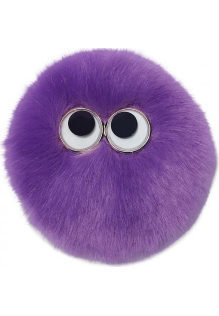 Ozdoba na batoh Ergobag Fluffy Klettie - Purple Fleece