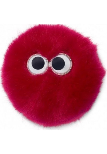 Ozdoba na batoh Ergobag Fluffy Klettie - Pink Fleece
