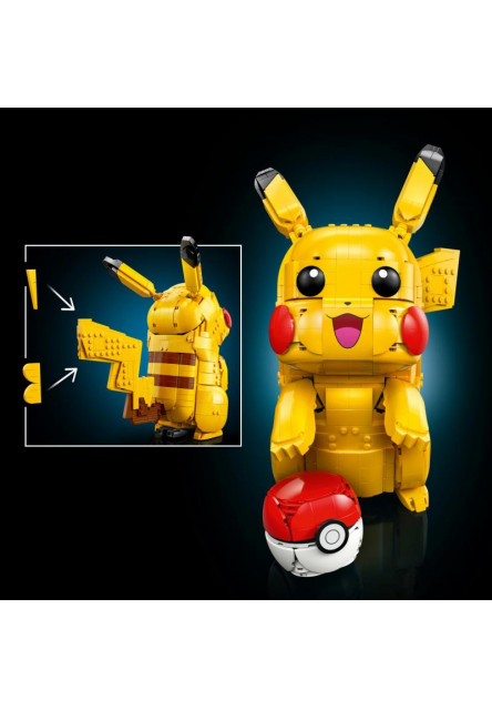 Pikachu a Poké Ball