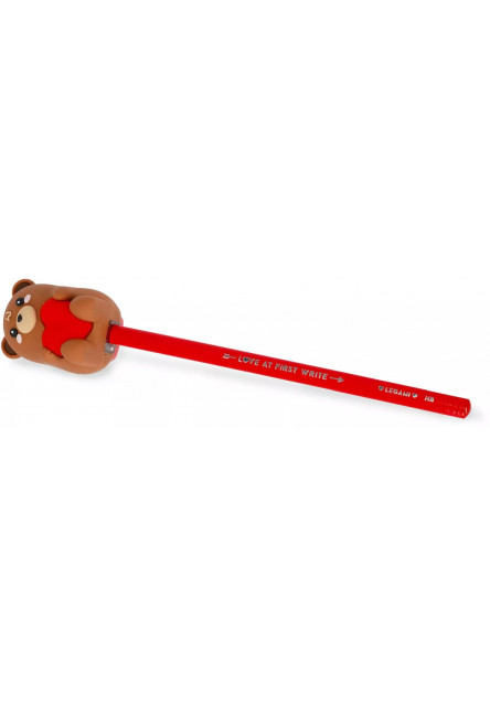 Strúhadlo Legami - Light-Up Pen. Sharpener Cont. - Sharpening Is Magic - Teddy Bear