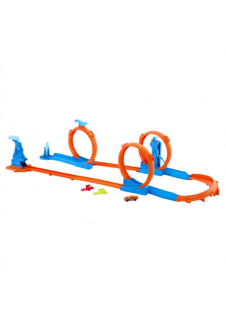 Hot Wheels TRACK CREATOR dráha trojitá slučka 