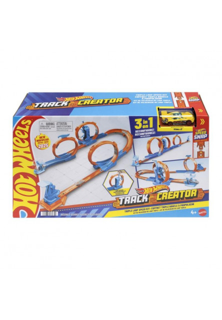 Hot Wheels TRACK CREATOR dráha trojitá slučka 