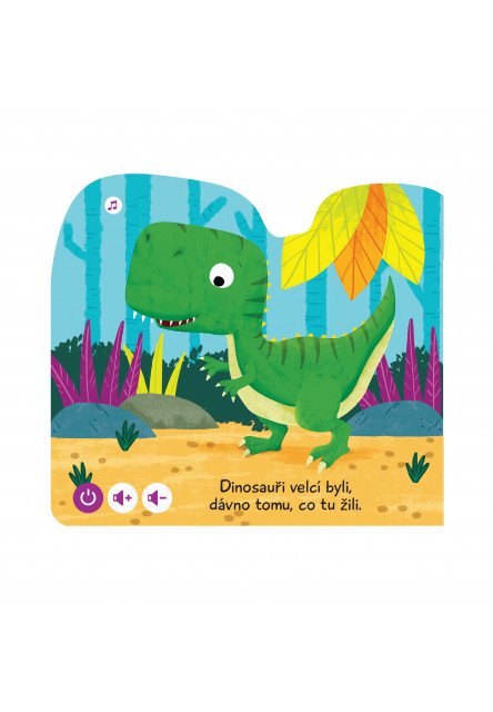 KČ Minikniha s výsekem - Dinosaurus