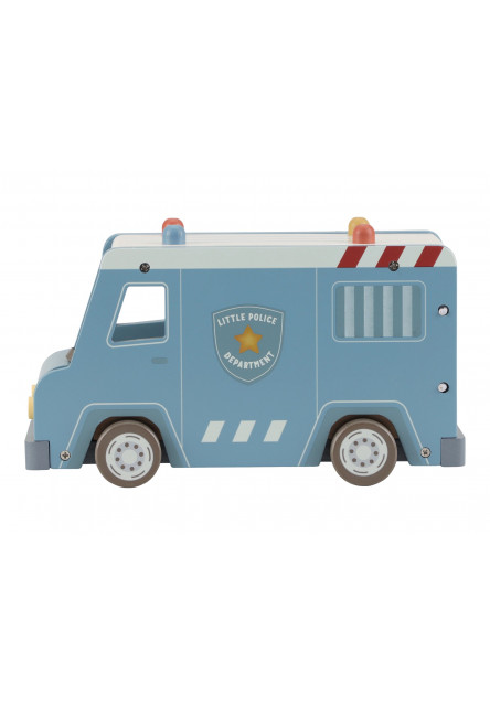 Policejní dodávka dřevěná