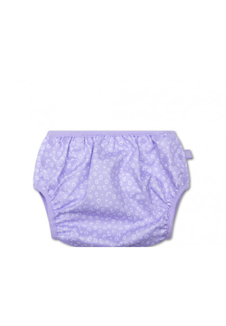 Plavky pre bábätká s UPF 50+ Lila Leopard