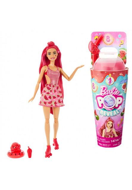 Barbie POP REVEAL BArbie šťavnaté ovocie - MELÓNOVÁ TRIEŠŤ