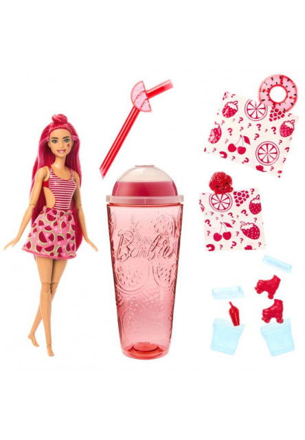 Barbie POP REVEAL BArbie šťavnaté ovocie - MELÓNOVÁ TRIEŠŤ
