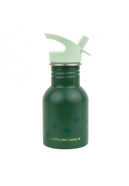 A Little Lovely Company – antikorová jednostenná fľaša na pitie, 350 ml – dinosaurus