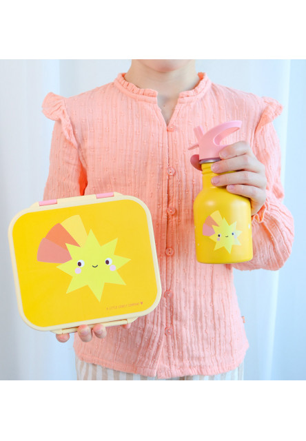 A Little Lovely Company – antikorová jednostenná fľaša na pitie, 350 ml – kométa