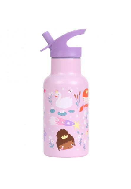 A Little Lovely Company – antikorová fľaša na pitie, 350 ml – princezné