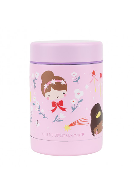 A Little Lovely Company – izolovaná antikorová nádoba na potraviny – princezné