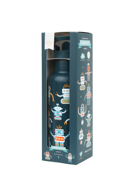 A Little Lovely Company – antikorová fľaša na pitie, 500 ml – roboty