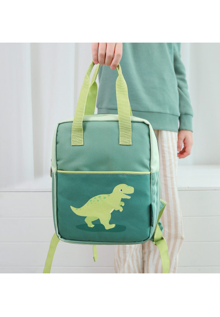 A Little Lovely Company – malý štvorcový batôžtek – dinosaurus