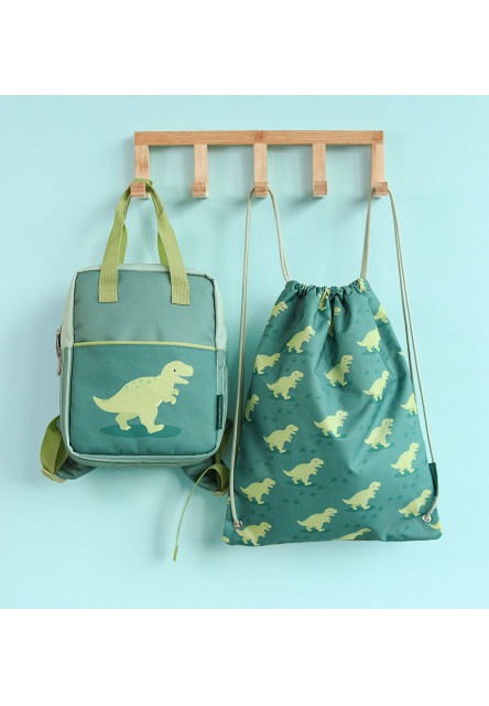 A Little Lovely Company – malý štvorcový batôžtek – dinosaurus