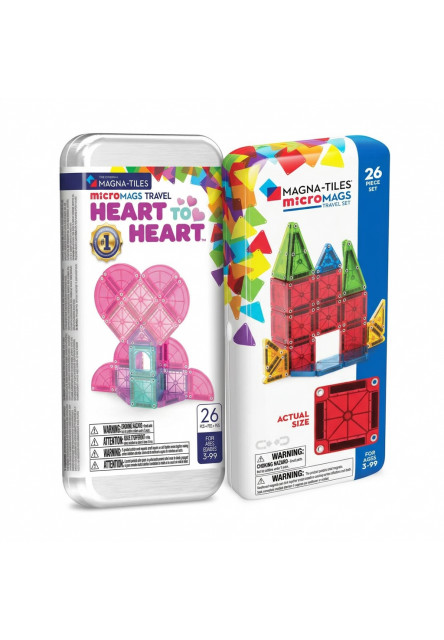 Set MAGNA-TILES microMAGS Travel set Heart to Heart a Travel Set