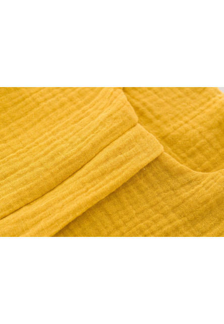 Letný spací vak Liebmich Musselin Senfgelb 60 cm