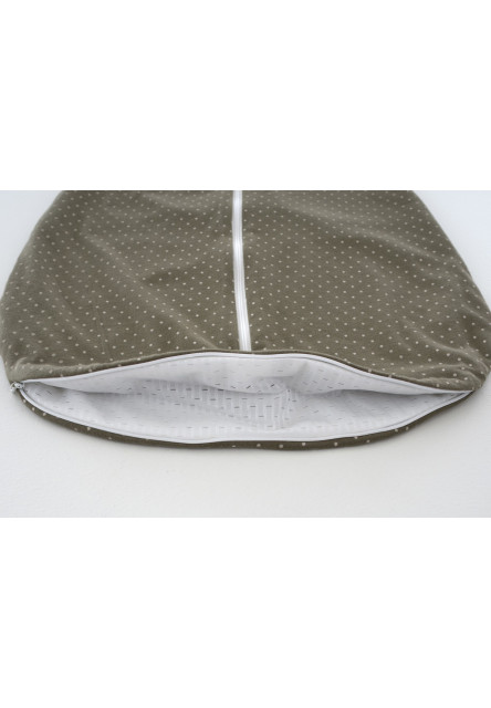 Letný spací vak Liebmich Pünktchen Oliv 60 cm