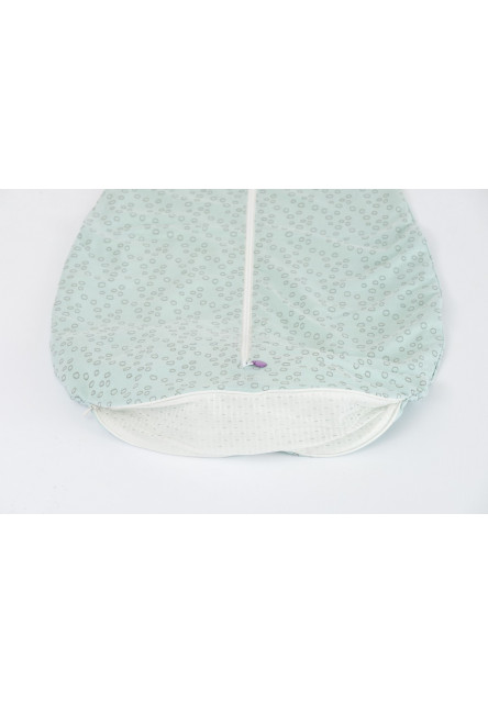 Letný spací vak Liebmich Tencel Kreise mint 70 cm