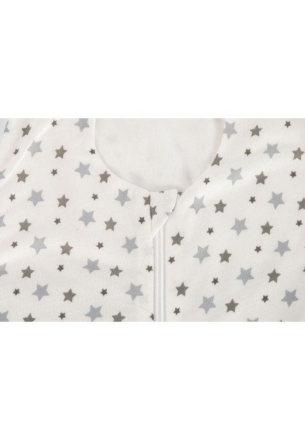 Letný spací vak Liebmich Tencel Weiß mit grauen Sternen 90 cm