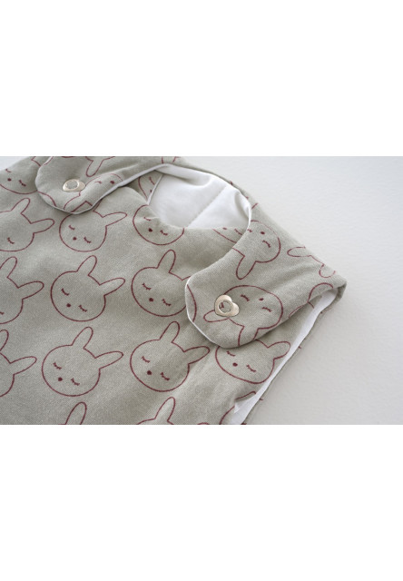 Spací vak Liebmich 3dielny set Kuschelhase Grün 62/68