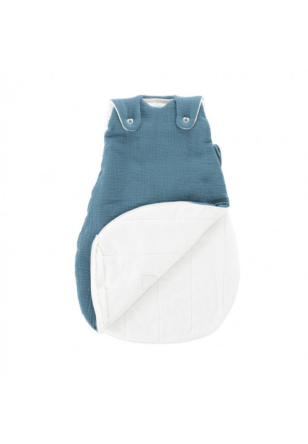 Vonkajší spací vak Liebmich Musselin Jeansblau 62/68
